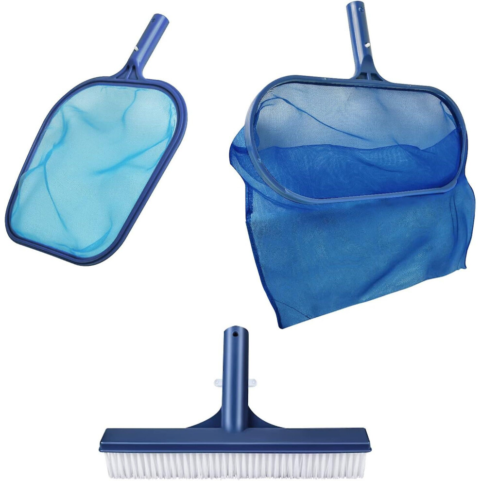 Kikidex (As Show, One Size) Pool Surface Skimmer Net, Pool Leaf Skimmer Net, Large Capacity Bottom Skimmer Net For Pool, Garden, Pond, Fountain