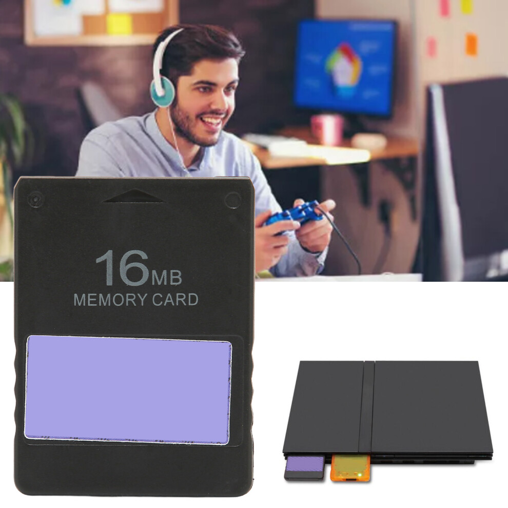 Slim Ps2 Memory Card 16Mb Plug & Play For Playstation 2 Console Easy Use 5041356957537