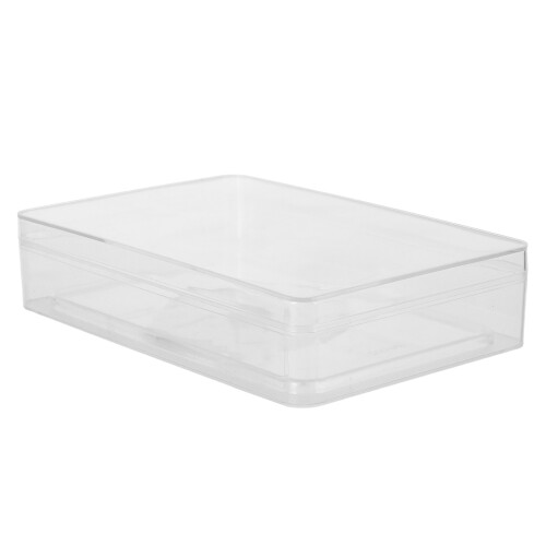 Caja Clara De Plástico Para Snacks Y Almacenamiento