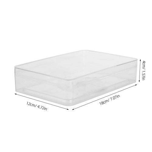 Caja Clara De Plástico Para Snacks Y Almacenamiento 1