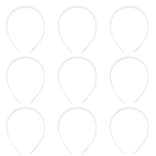 20Pcs Plastic Hat Inner Rack White DIY Cap Support Sun Hat Hair Band 2