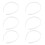 20Pcs Plastic Hat Inner Rack White DIY Cap Support Sun Hat Hair Band 2