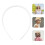 20Pcs Plastic Hat Inner Rack White DIY Cap Support Sun Hat Hair Band 11