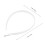 20Pcs Plastic Hat Inner Rack White DIY Cap Support Sun Hat Hair Band 10