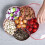 Piatto Per Snack Rosa, Contenitore Per Dolci E Frutta 10