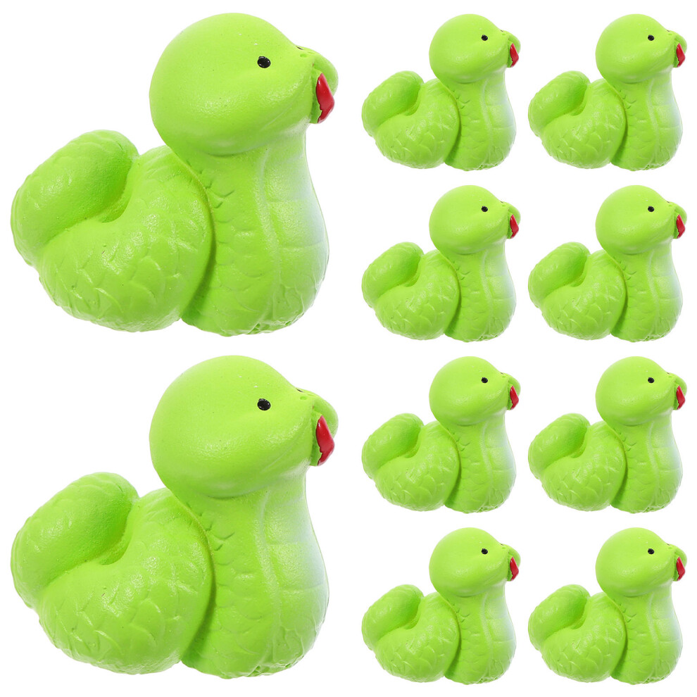 20Szt Miniaturowy Wąż ŻYwica Ozdoba Ogrodu Figurka ZwierzęCa-image