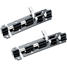 (Default) NTEK 2 PCS Door Lock Bolts Shed Door Tower Bolt, Strong Coated Door Barrel Bolt, Garden Gate Sliding Door Tower Bolt, Security Lock Latch,