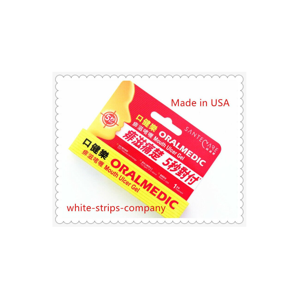 Oralmedic Mouth Ulcer Gel Treatment 1 Treatments Made In Usa