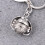 2Pcs Openable Photo Pendant Locket Multi-Layer Grey Keychain Ornament 7