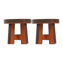 4St Decoratieve Miniatuureiken Stoelen Koffie Voor Scenes En Foto's