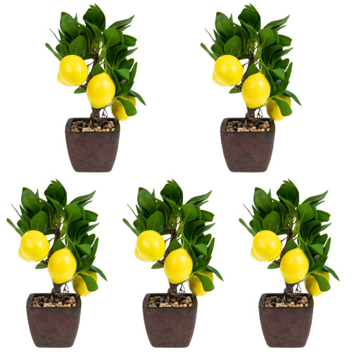 5St Simulatie Bonsai Kunstboom Multi Kleurig Voor Feest Decor 1