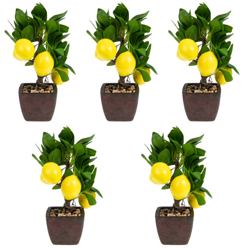 5St Simulatie Bonsai Kunstboom Multi Kleurig Voor Feest Decor 2