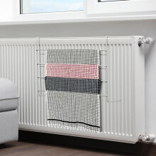 (Default) 2 x 4 Tier Radiator Airer Dry Clothes Drying Rack Hang Lightweight Towel Laundry Durable Long Lasting - 2 Pack