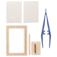 1Sets Vintage Papier Maken Kit Met Frames En Droog Papierpulp