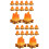 60Stk Resin Orange Für Bastler 9