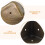 12Stk Möbel Eckschutz Dreieckiger Metall Corner Guard Kaffeefarben 10