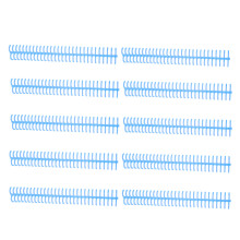 10 Stück Spiralbindung Spule 130 Blatt Kapazität
