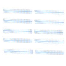 10 Stück Spiralbindung Spule 130 Blatt Kapazität
