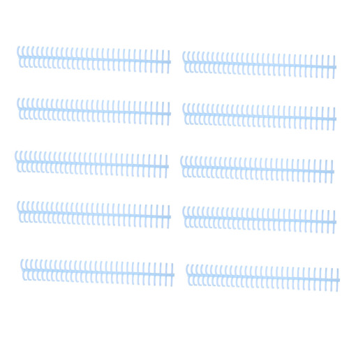 10 Stück Spiralbindung Spule 130 Blatt Kapazität