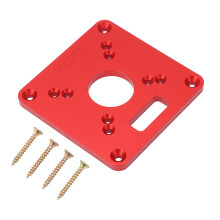 Durable Non-Sag Aluminum Router Table Insert with Alignment Scales