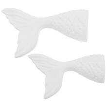 10Stk Weiße Fischflossen Schmuckorganizer Fotografie Zubehör
