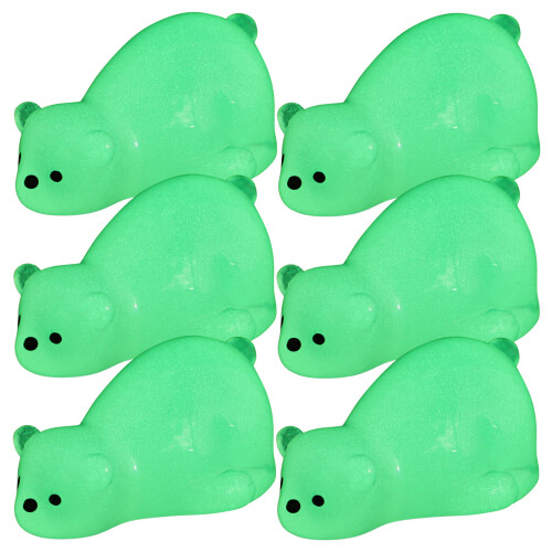80Stk Tierfigur Bear Deko Resin Gartenaccessoires