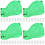 80Stk Tierfigur Bear Deko Resin Gartenaccessoires 7