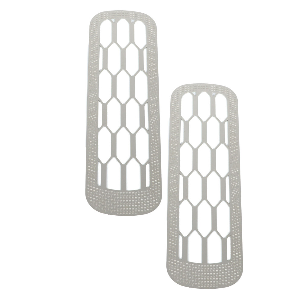 2Pcs Front Fog Grill Cover For Land Rover Defender L663 2020-2022 Light 6951356967889