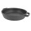 25cm Cast Iron Dual Loop Handle Dutch Oven, Flat Bottom Soup Stew Pan 15