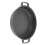 25cm Cast Iron Dual Loop Handle Dutch Oven, Flat Bottom Soup Stew Pan 11