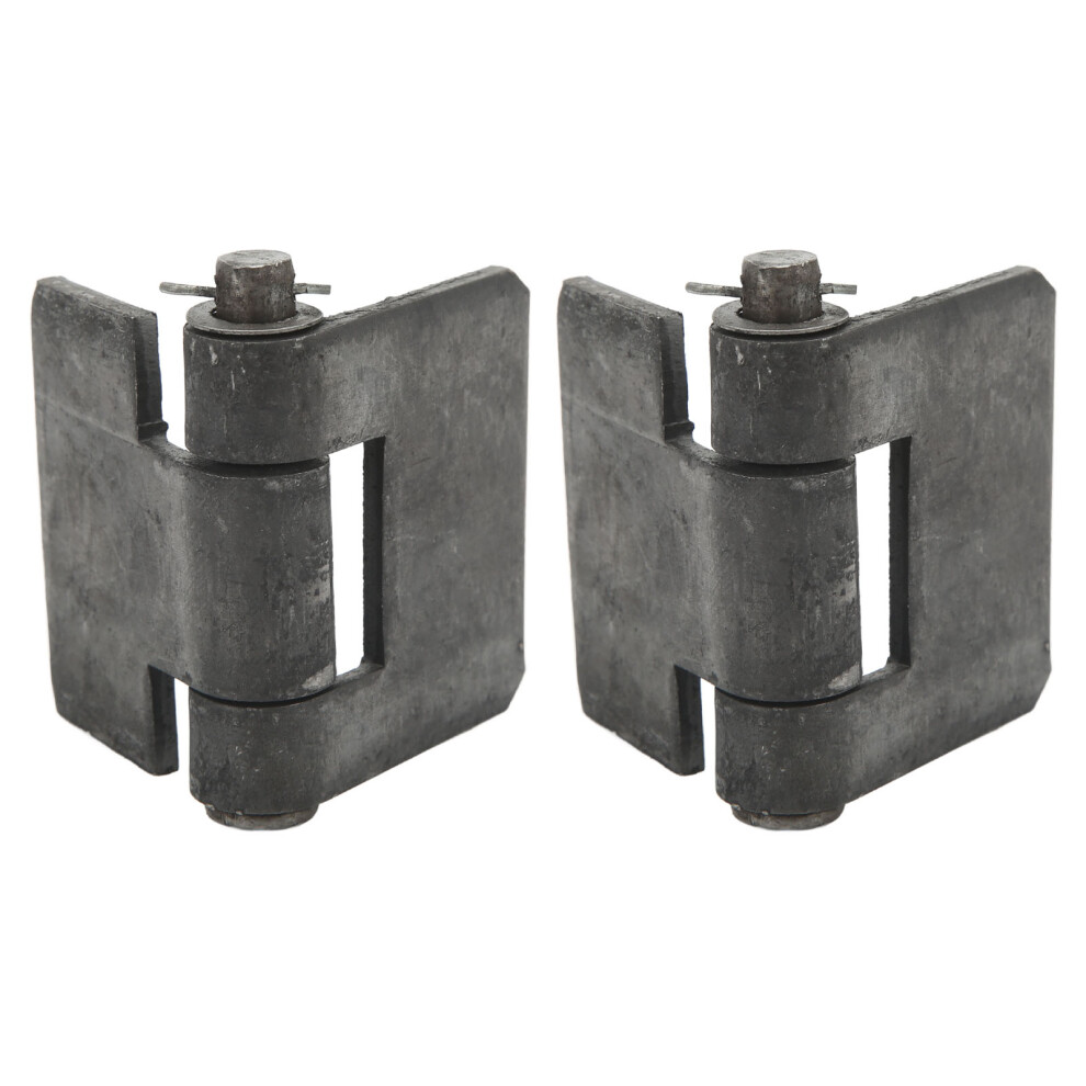 2 Pcs Weld On Door Butt Hinges 106X75mm For Heavy Duty Trailer Gates 3491356973525