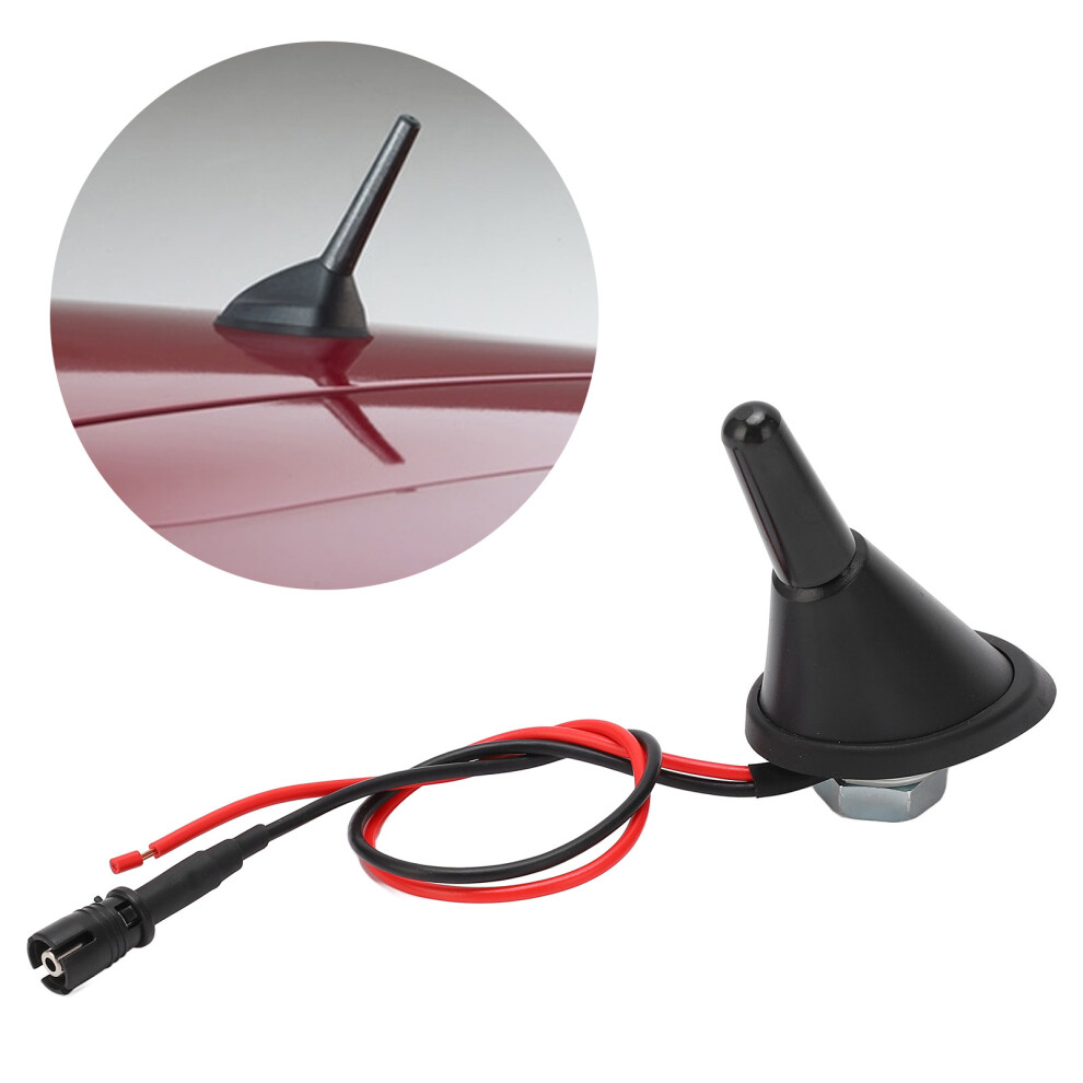 Car Roof Antenna Raku 2 Base With Amplifier Kit - Compact Short Universal Fit 4921356973168