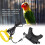 Bird Harness Leash, Elastic, Artificial Leather, Black S 6