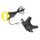 Bird Harness Leash, Elastic, Artificial Leather, Black S 16