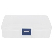 Organizer-Box mit 5 Fächern, durchsichtig,