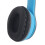 Faltbares Bluetooth-Headset, kräftiger Bass, blau 1