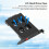 Secure 2.5" HDD Tray with Backplate and Signal Indicators Support 4