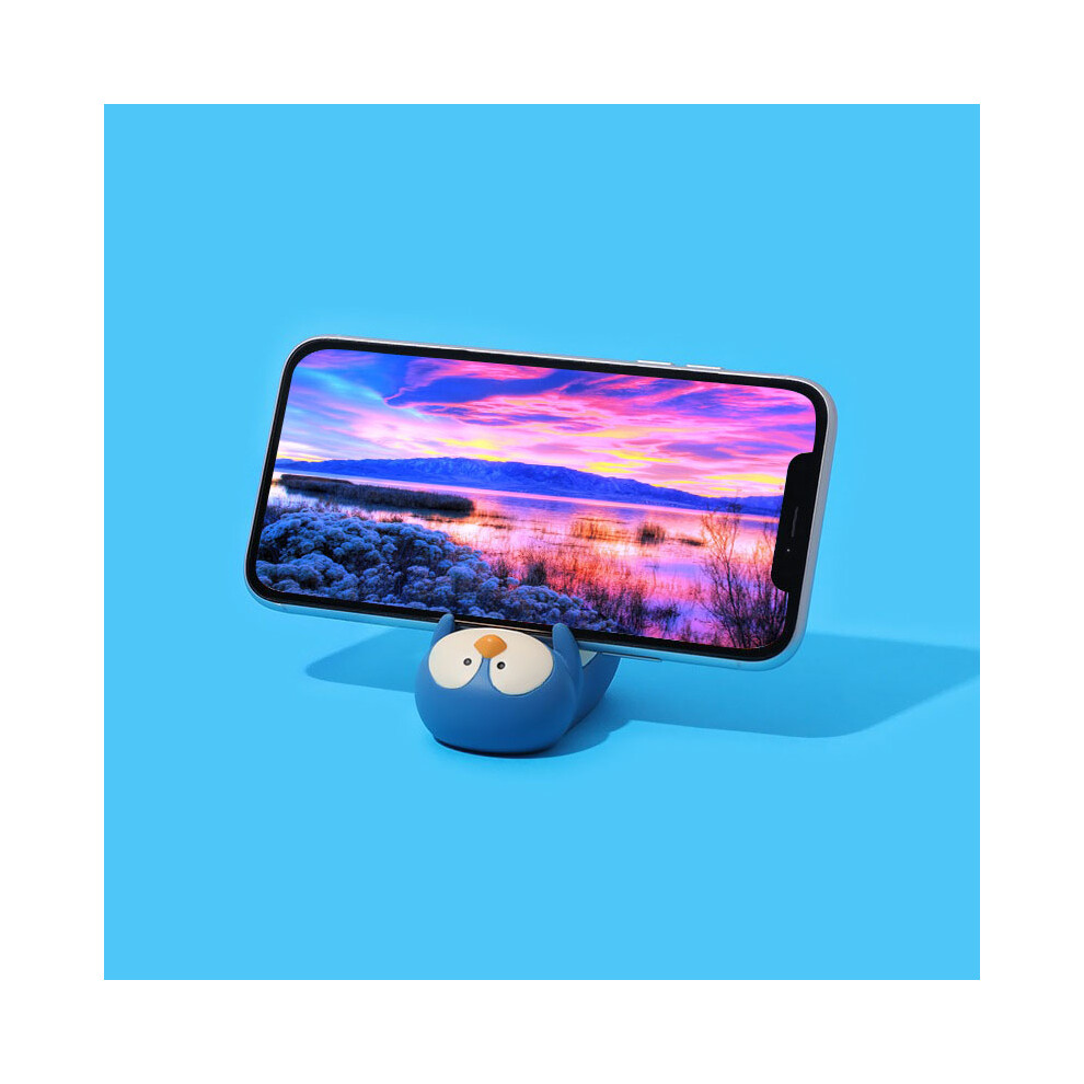 Resin Penguin Desktop Phone Holder, Cute Stable Stand For Phone & Tablet 3541356979598