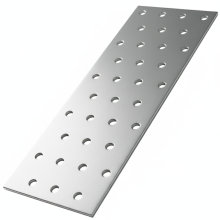 Flat Joining Plates Heavy Duty Galvanised Steel 2.0mm Mending Plate Timber Connector EN 14545 Z275