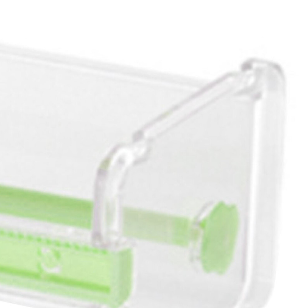 Transparent Washi Tape Dispenser Cutter, Abs Plastic, Green 8481356980109