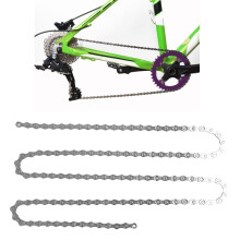 Durable 8s Bicycle Chain for Mountain and Road Bikes Electroplated Steel