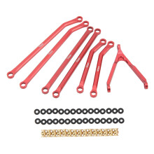 Aluminum RC Chassis Rod Kit for Axial SCX24 Red, 78mm