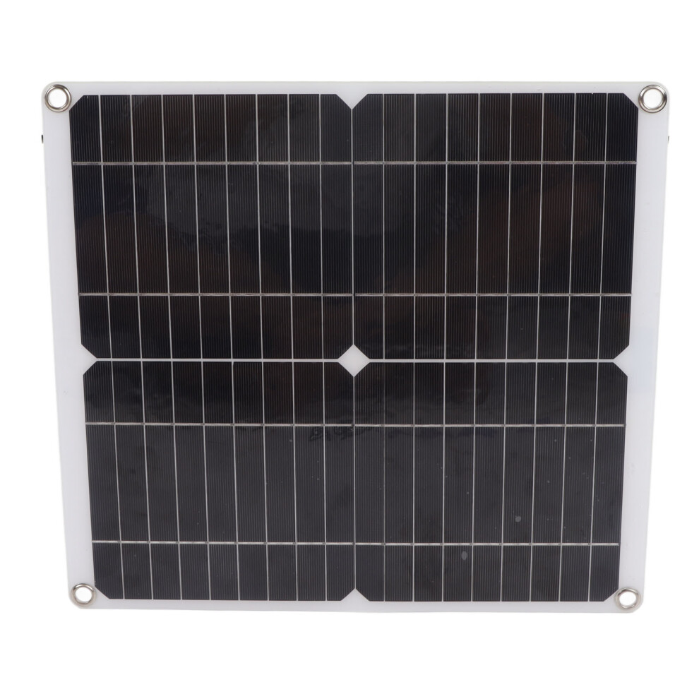 Weatherproof 20W 12V Monocrystalline Solar Panel Kit With 10A Charge Controller 9331356981646