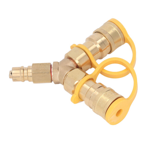 Y-Splitter, Erdgas-Schnellanschlussadapter für 1