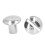 200 Sets Brass Book Binding Screws Flat & Curved Surfaces Silver 10