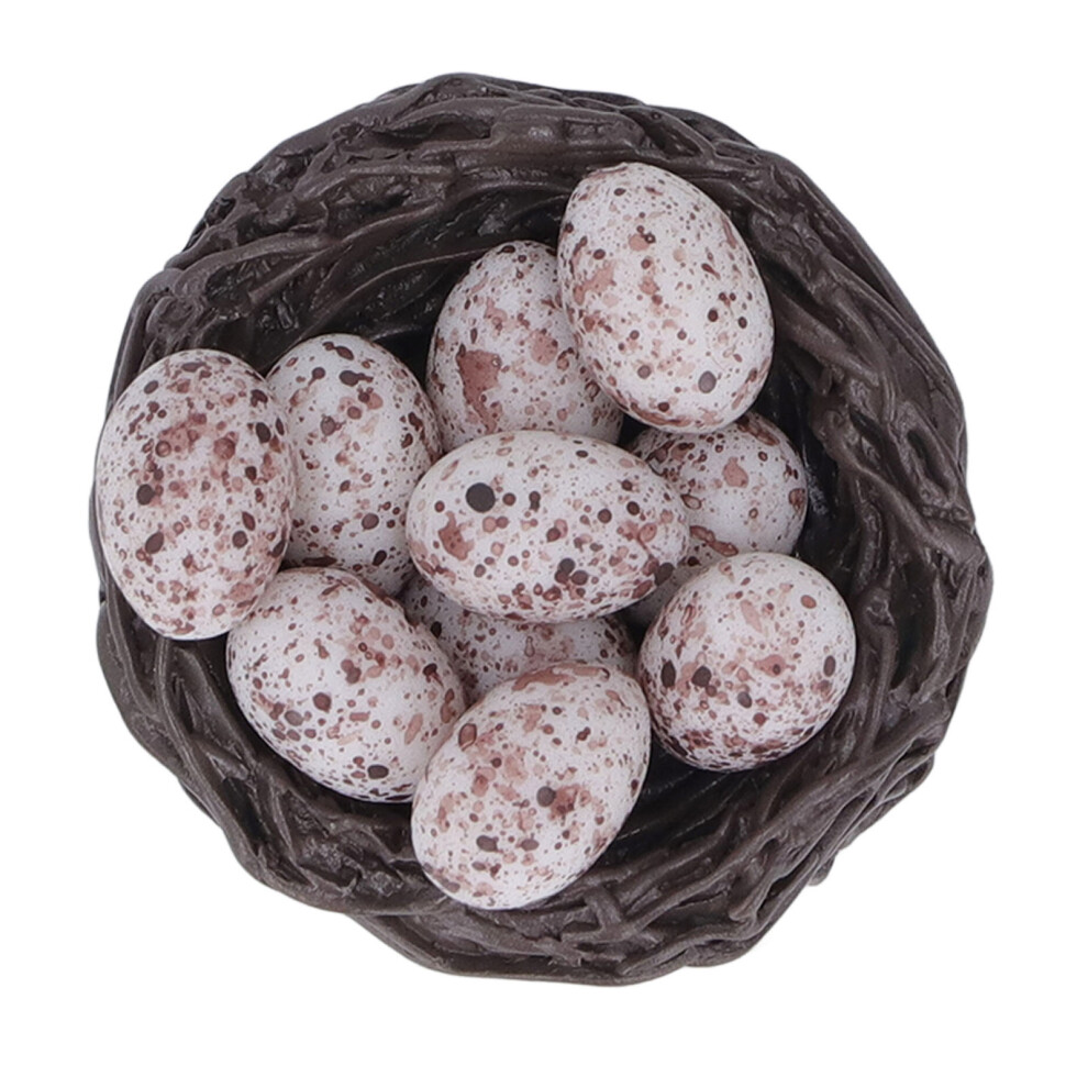 Resin Mini Egg & Nest Dollhouse Accessory â 3.3x1.2cm-image-OPC-PMKK68P-NEW