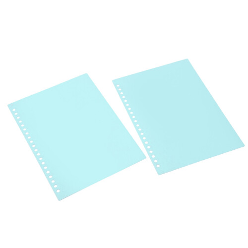 20 Blatt Loseblatt-Bindehülle, A5, 20 Löcher, 2