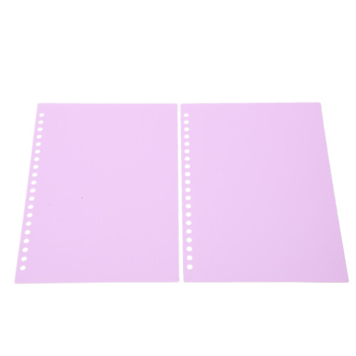 20 Blatt Loseblatt-Bindehülle, A5, 20 Löcher, 1