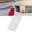 10Pcs Bindekämme ABS 6 Löcher Binder Ringe für 12