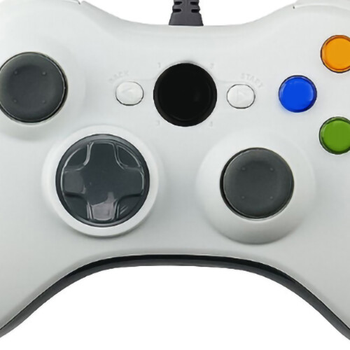 All-in-One kabelgebundener Gamepad-Controller Weiß